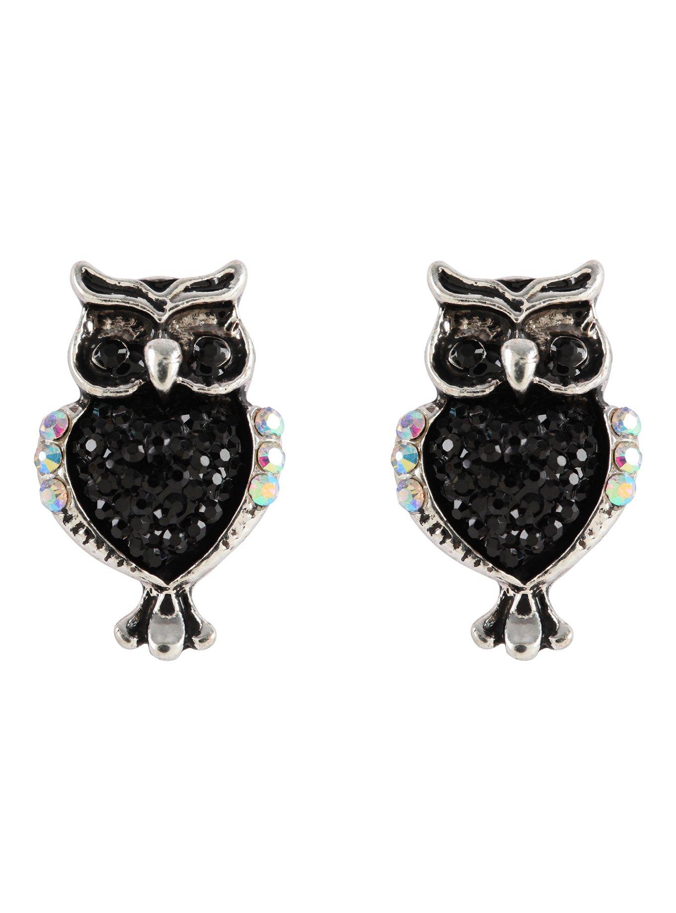 LOVEsick Owl Earrings Pair, , hi-res