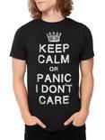 Keep Calm Or Panic T-Shirt, BLACK, hi-res