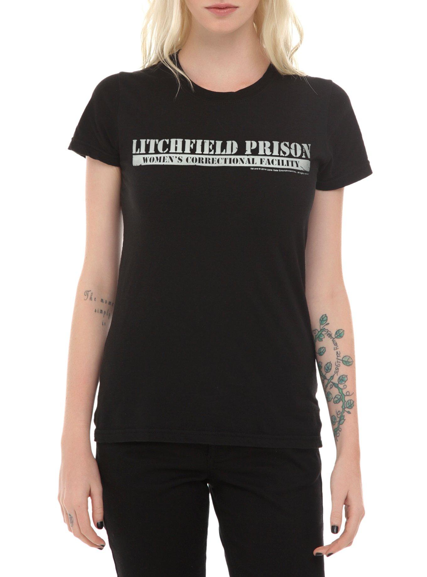 Orange Is The New Black Litchfield Prison Girls T-Shirt, BLACK, hi-res