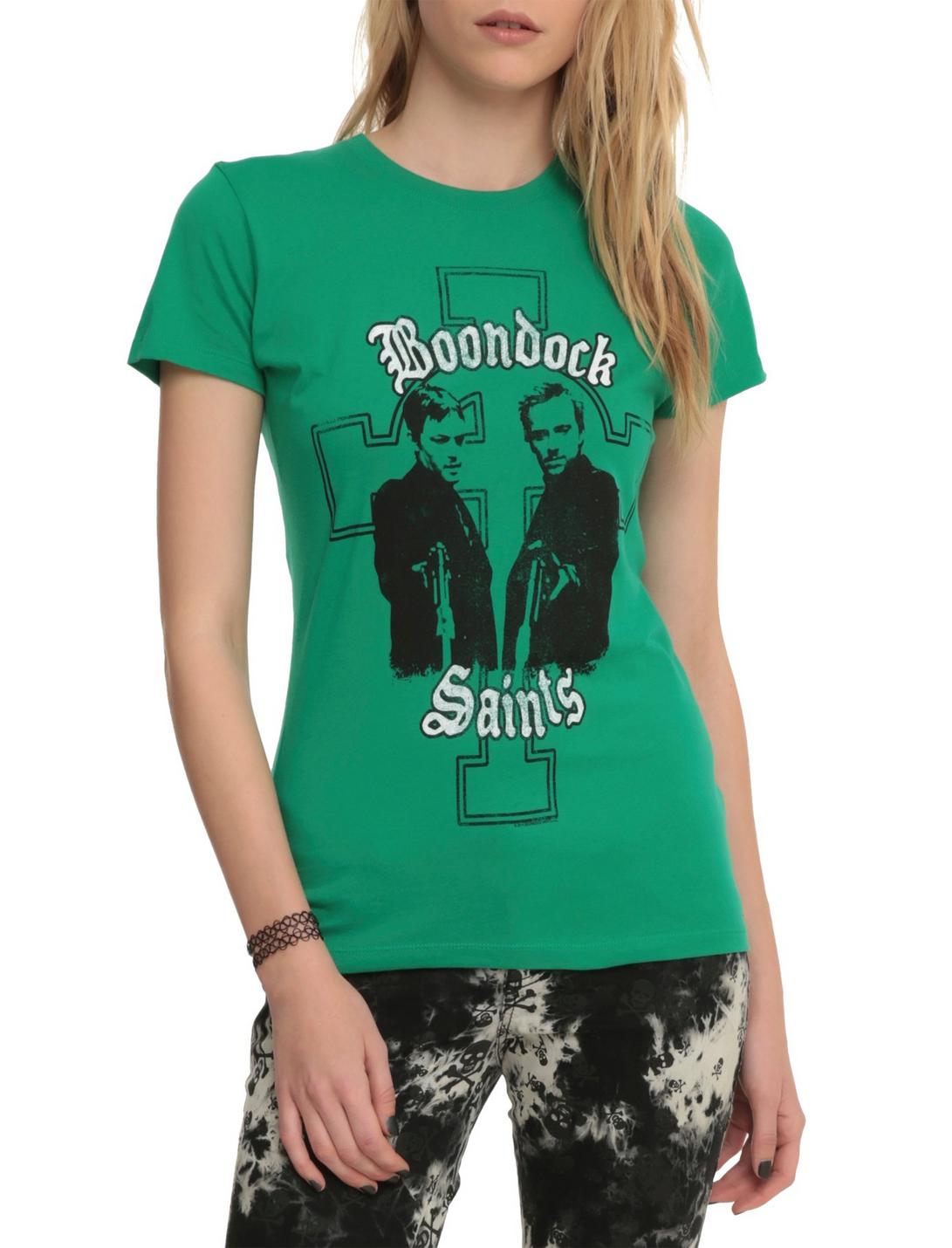 The Boondock Saints Cross Girls T-Shirt, , hi-res