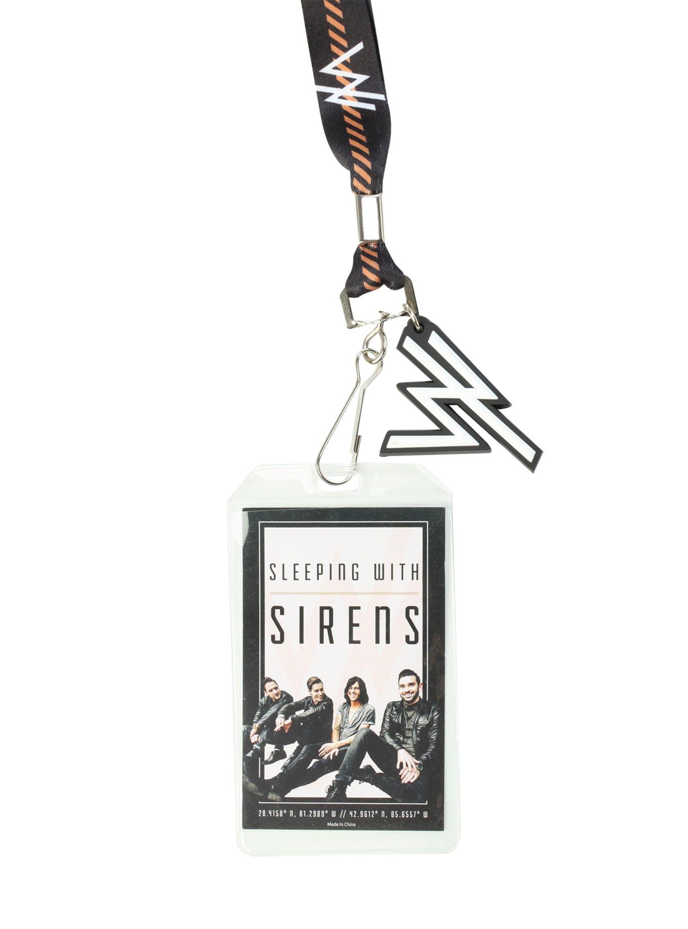 Sleeping With Sirens Logos Lanyard, , hi-res