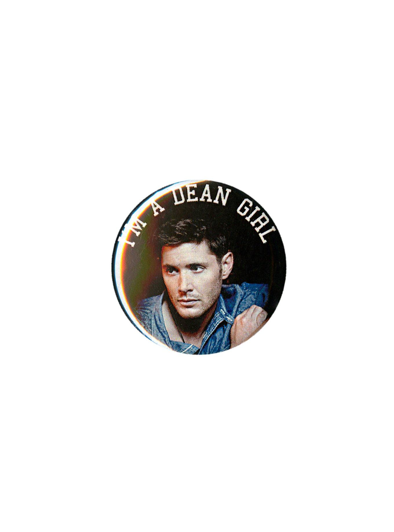 Supernatural I'm A Dean Girl Pin, , hi-res
