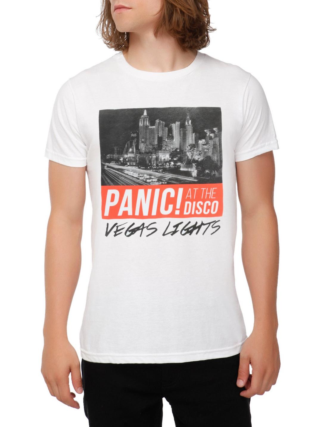 Panic! At The Disco Vegas Lights T-Shirt, WHITE, hi-res