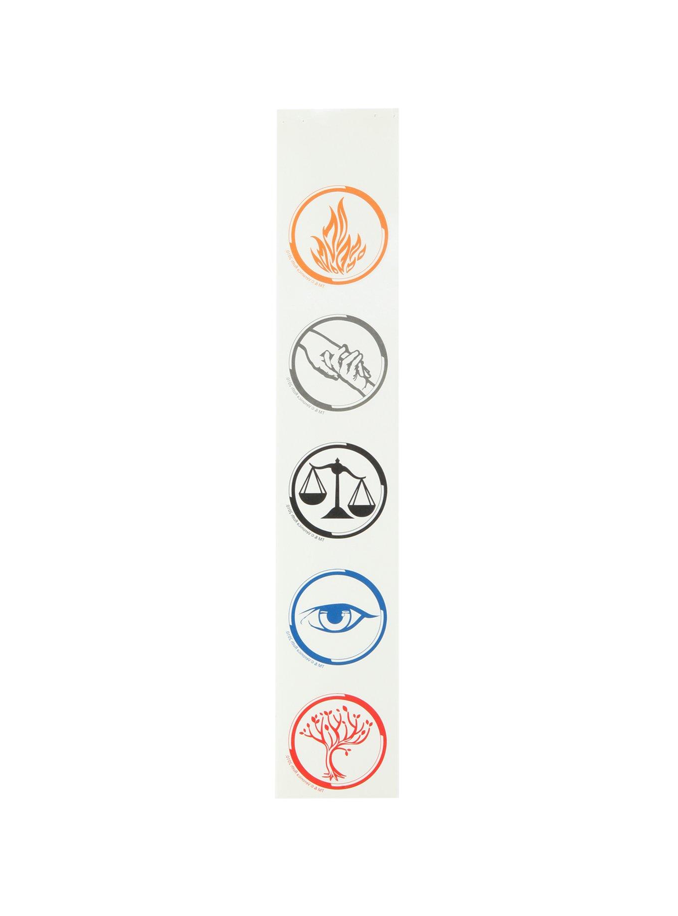 Insurgent Factions Temporary Tattoo Pack, , hi-res