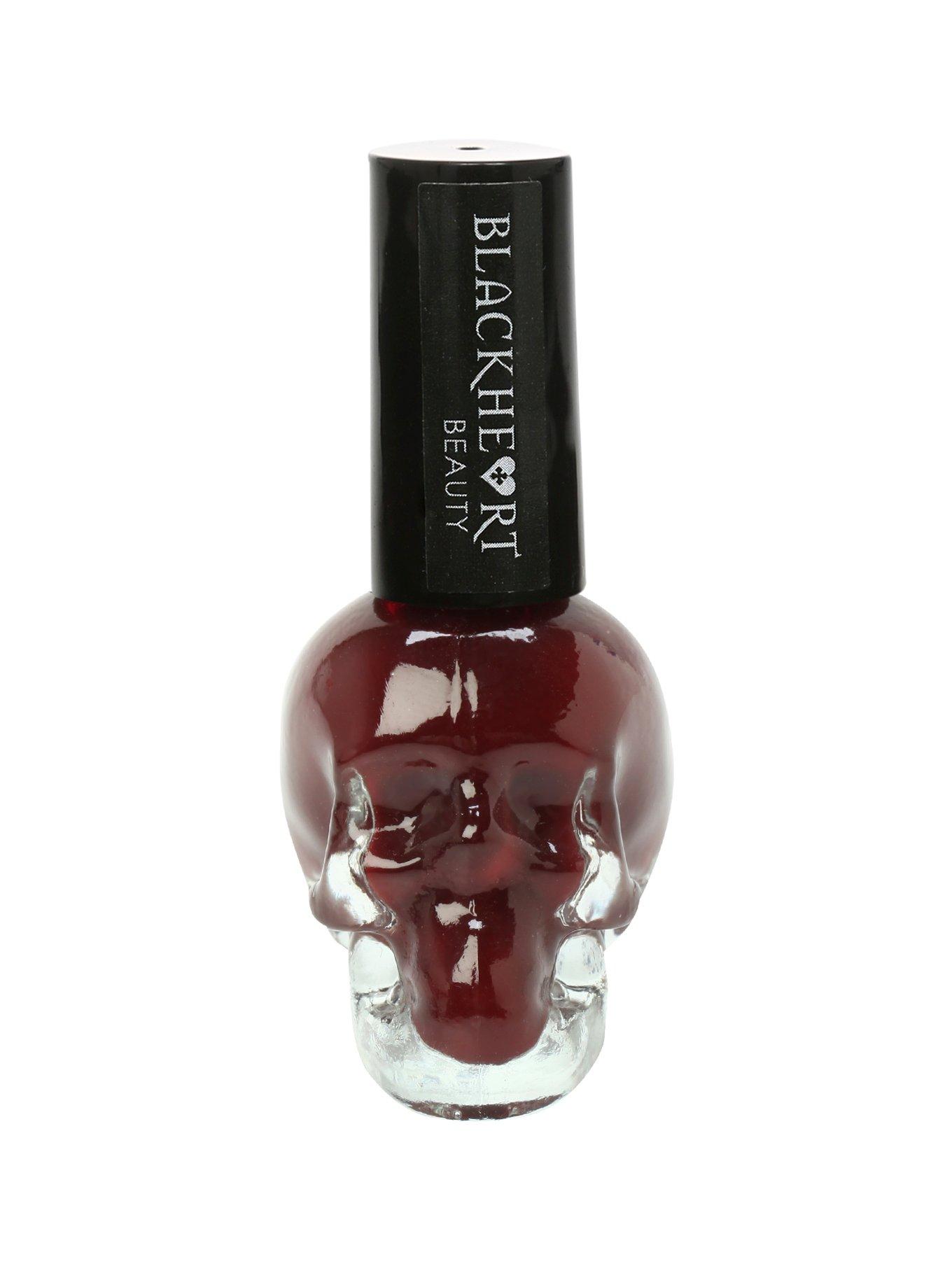 Blackheart Beauty Deepest Red Nail Polish, , hi-res