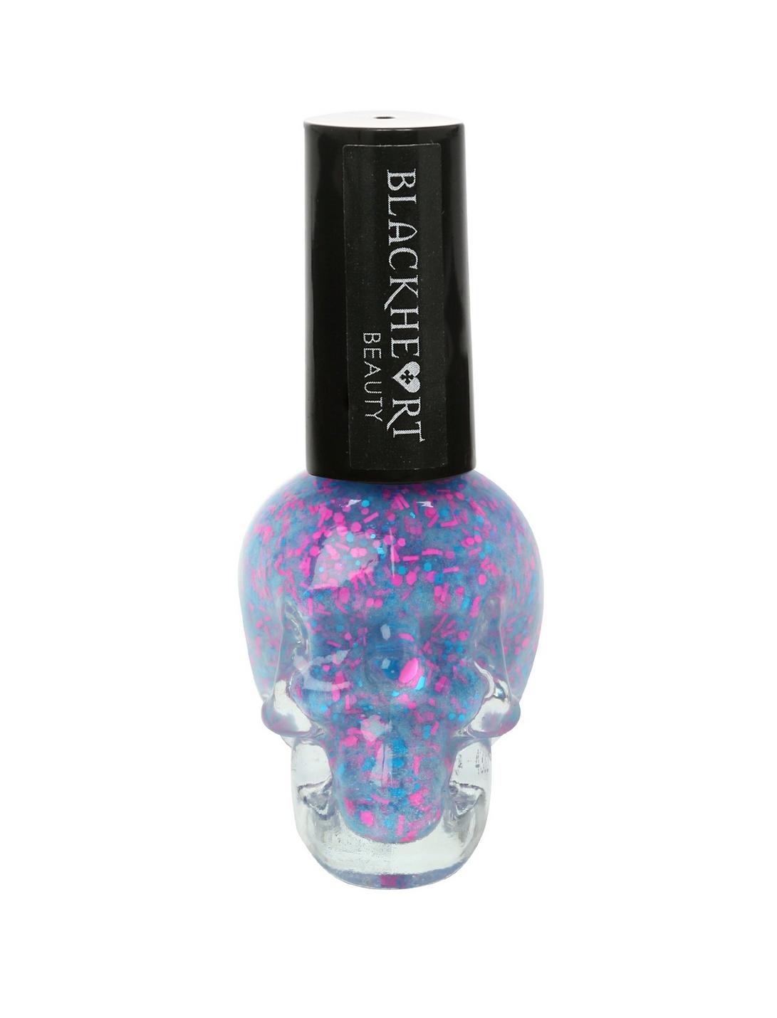 Blackheart Beauty Pink Blue Glow Splatter Nail Polish | Hot Topic