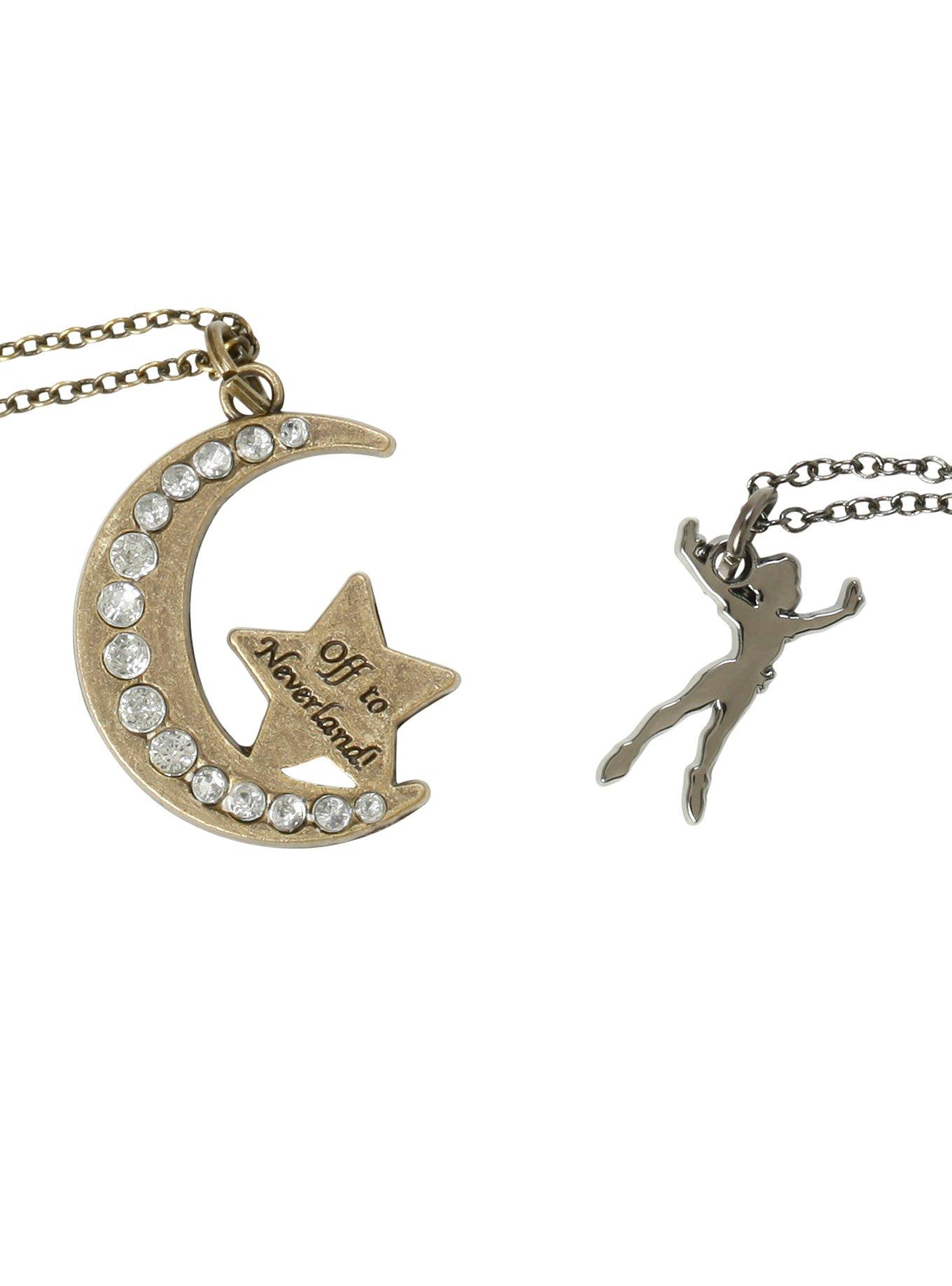 Disney Peter Pan Moon Neverland Necklace Set, , hi-res
