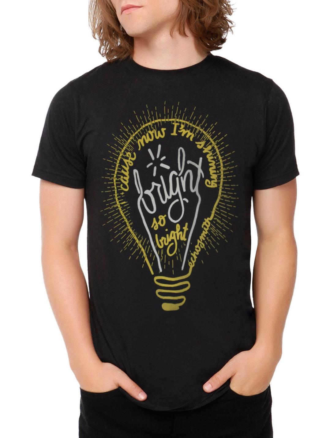 Echosmith Bright Light Bulb T-Shirt, BLACK, hi-res