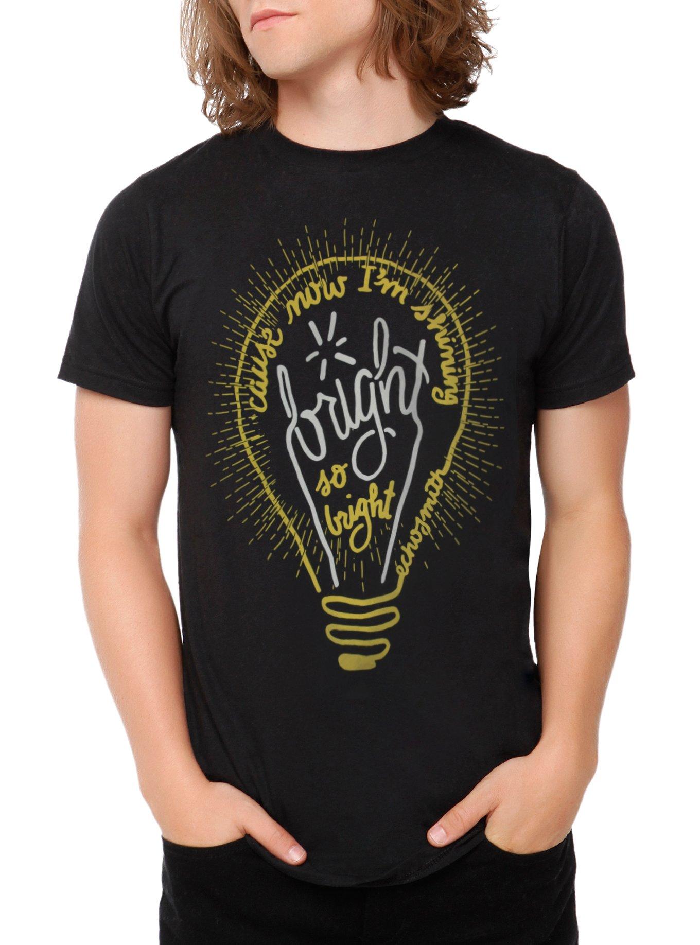 Echosmith Bright Light Bulb T-Shirt, BLACK, hi-res