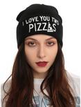 Love You Two Pizzas Watchman Beanie, , hi-res