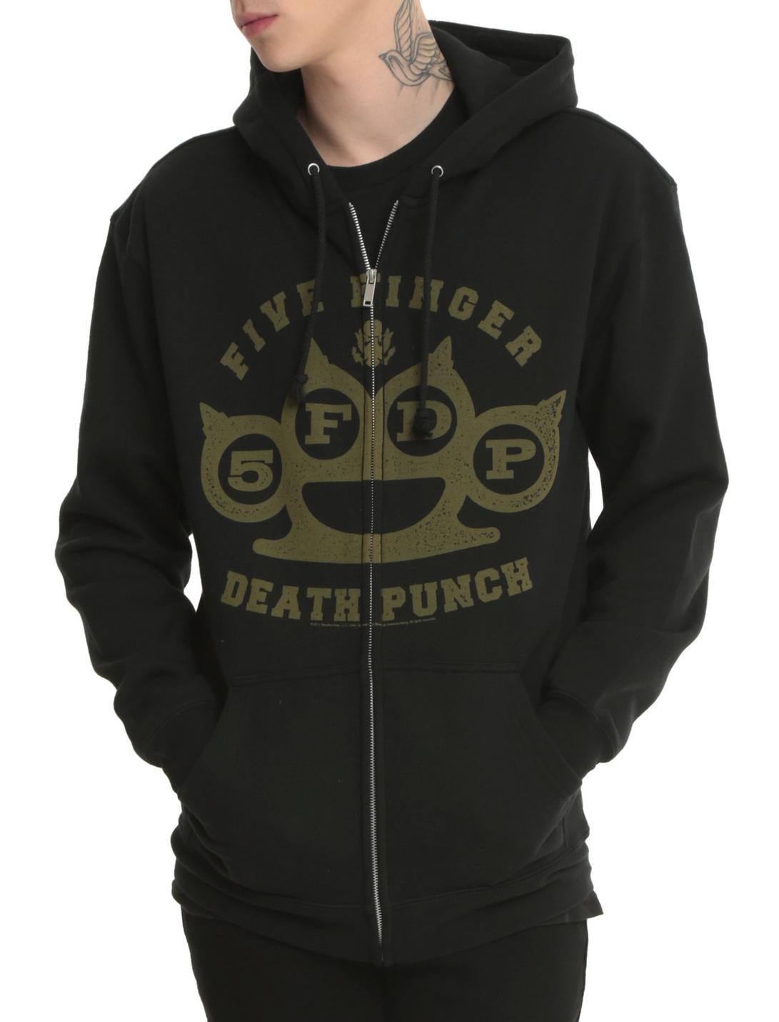 Five Finger Death Punch Wrong Side of Heaven Hoodie, BLACK, hi-res