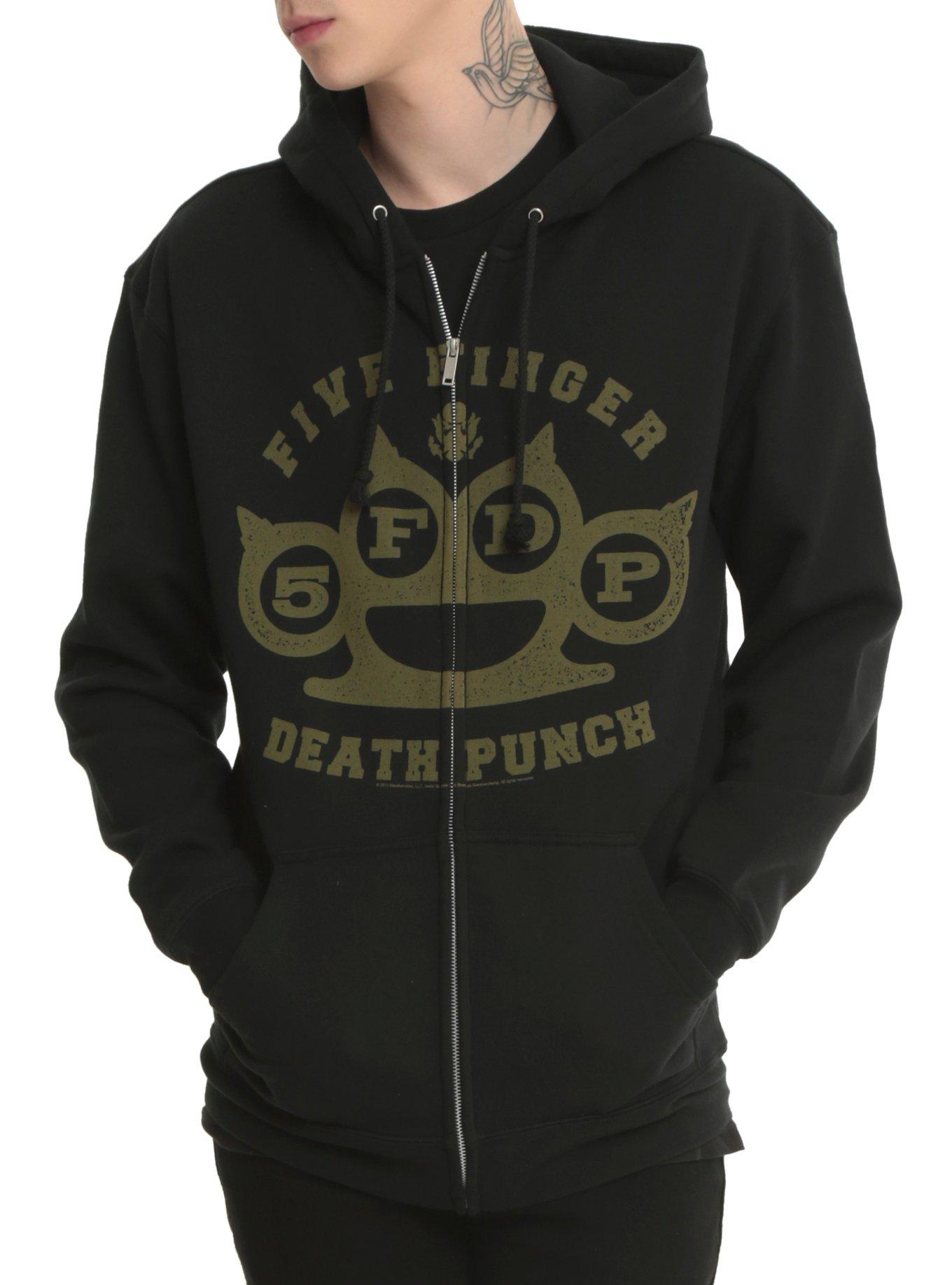 5 finger best sale death punch hoodie