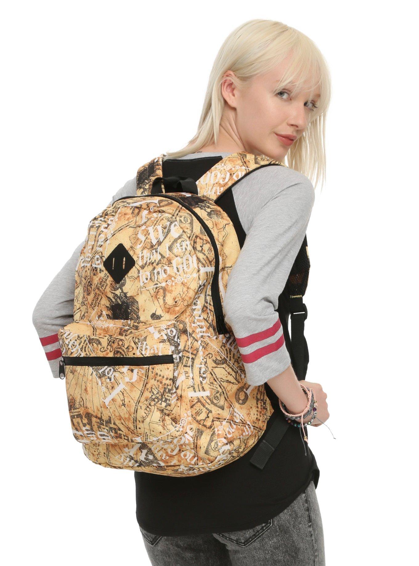 Harry potter marauders outlet map backpack