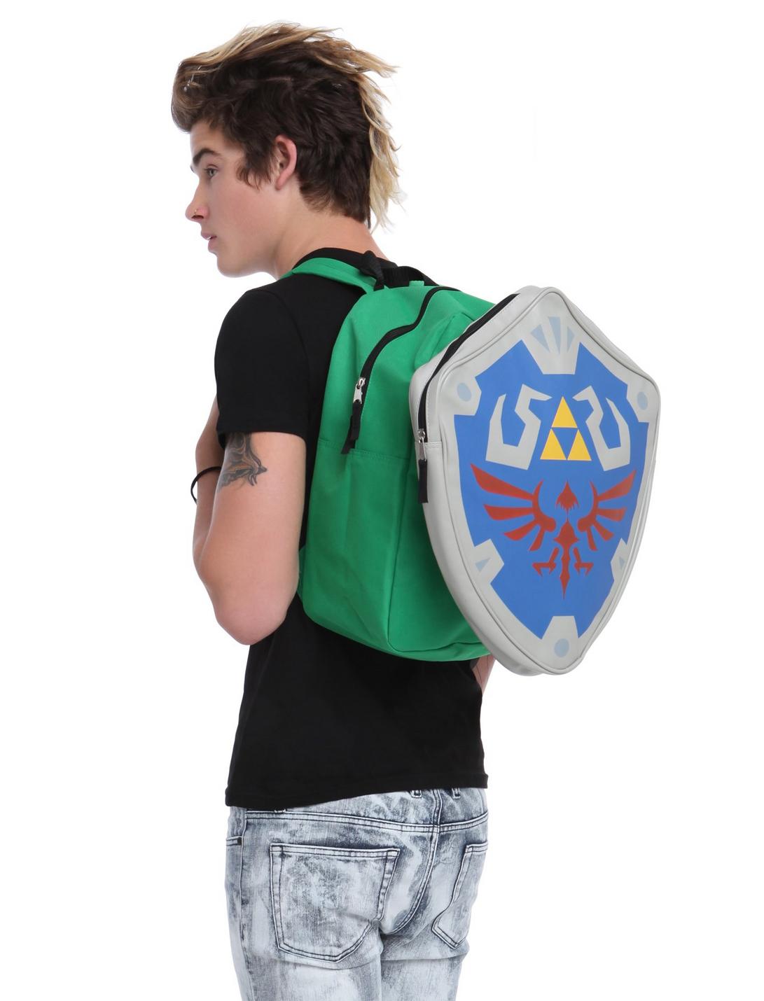 The Legend Of Zelda Removable Shield Backpack, , hi-res