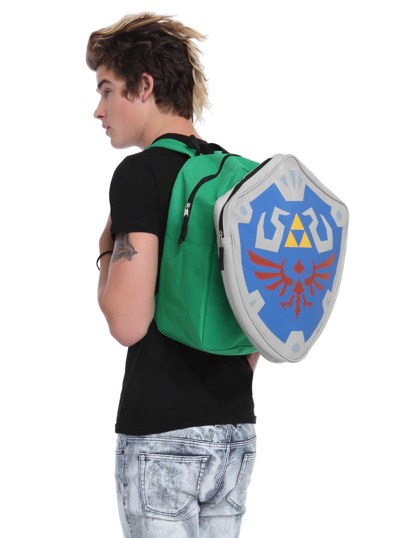 The Legend Of Zelda Removable Shield Backpack Hot Topic