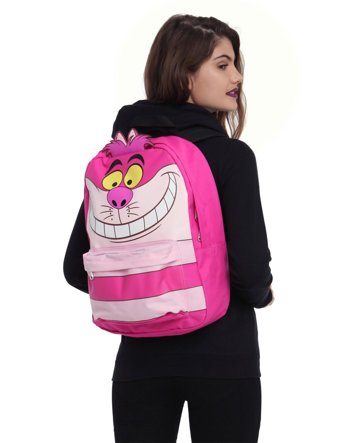 Official DISNEY Alice in Wonderland Cheshire Cat Backpack Rucksack BAG Gift 