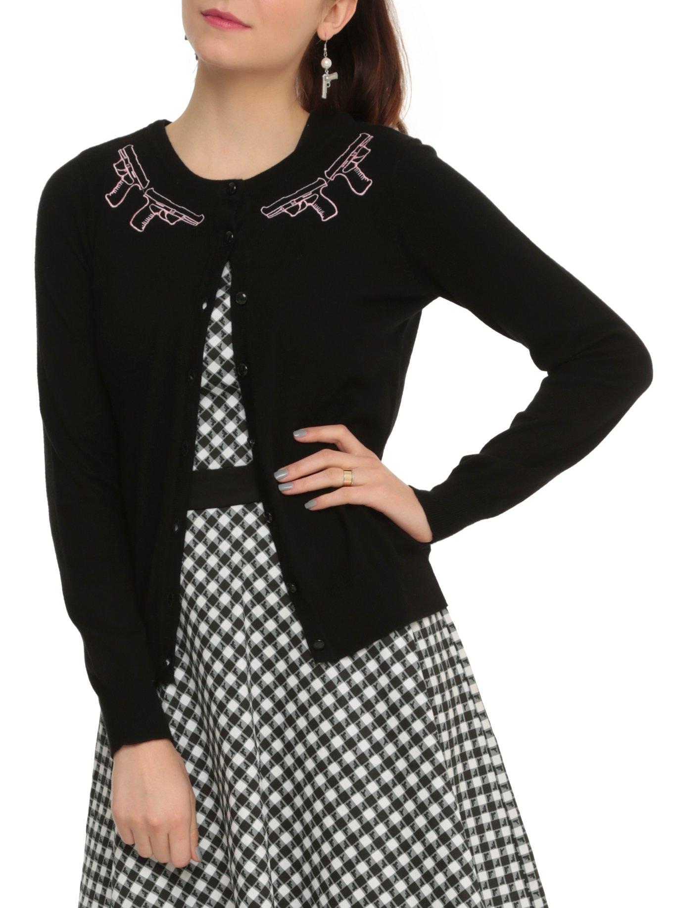 Orphan Black Knit Girls Cardigan, BLACK, hi-res