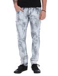 RUDE Indigo Bleach Acid Wash Super Skinny Jeans, DARK BLUE, hi-res