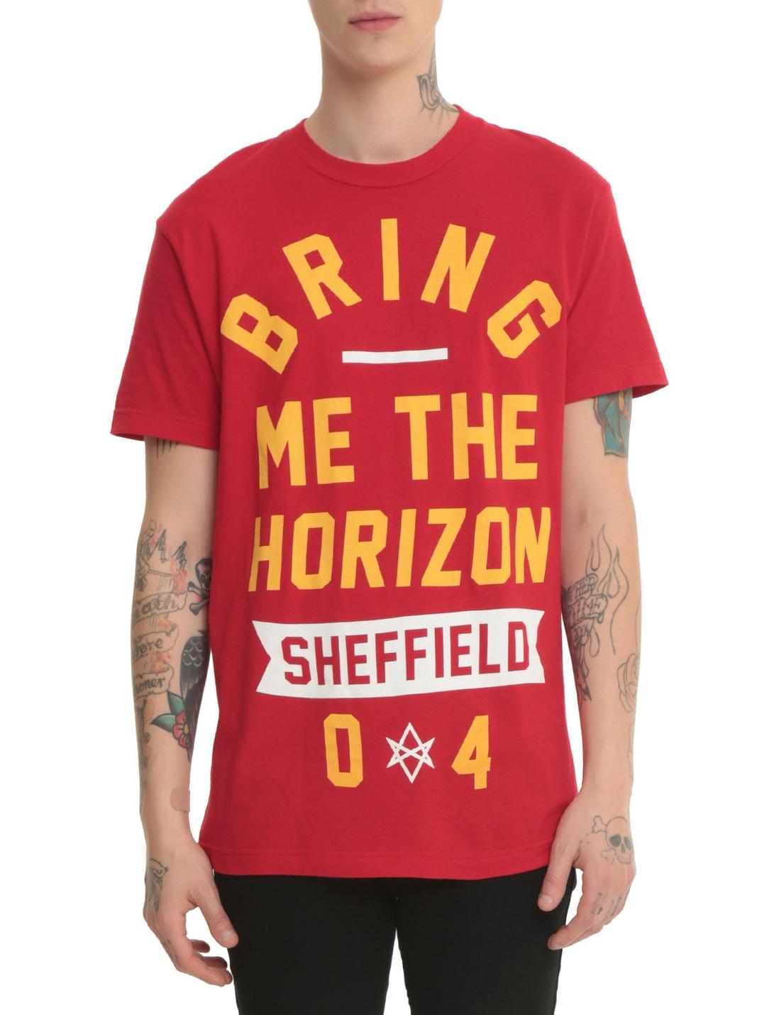 Bring Me The Horizon Sheffield T-Shirt, RED, hi-res