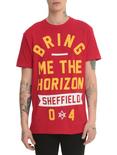 Bring Me The Horizon Sheffield T-Shirt, RED, hi-res