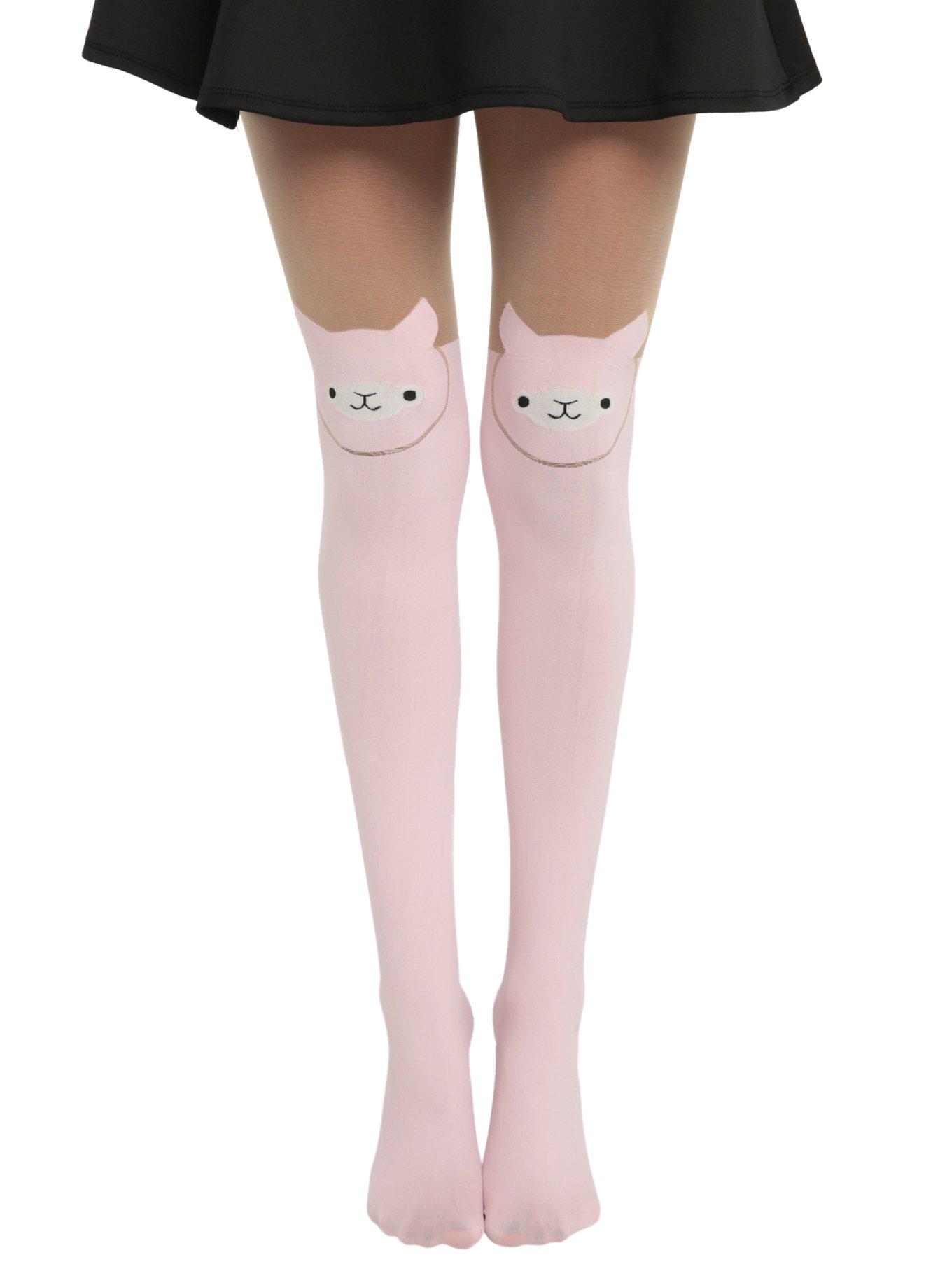 LOVEsick Alpaca Tights, BLACK, hi-res