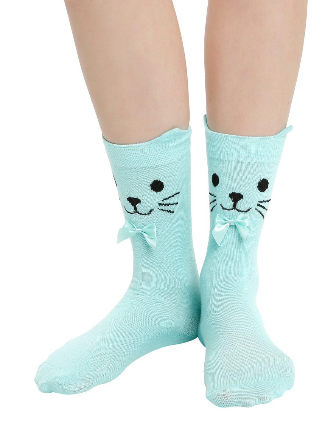 Blackheart Sea Kitty Ankle Socks, , hi-res