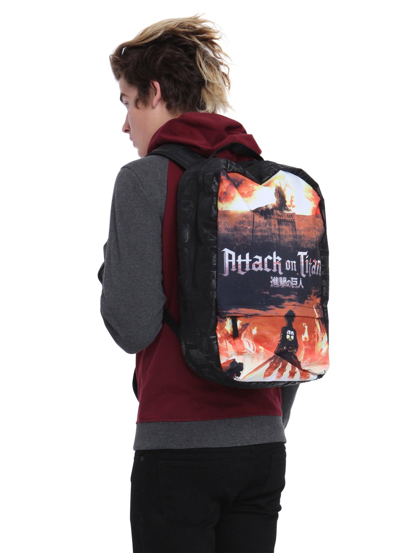 Attack on titan backpack sale