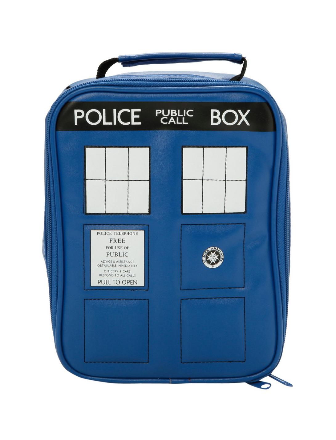 Doctor Who TARDIS Lunch Box Cooler Bag, , hi-res