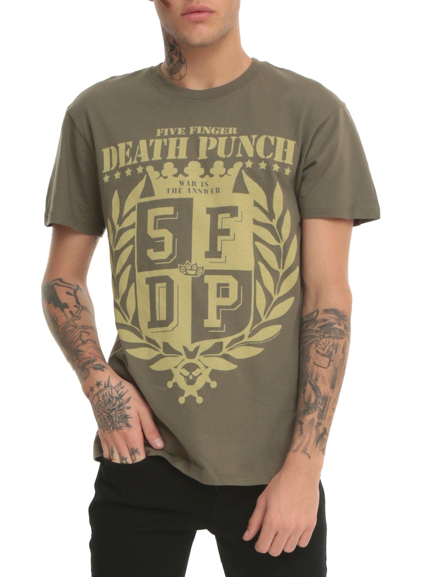 Five Finger Death Punch War Soldier Offiziell Männer T-Shirt