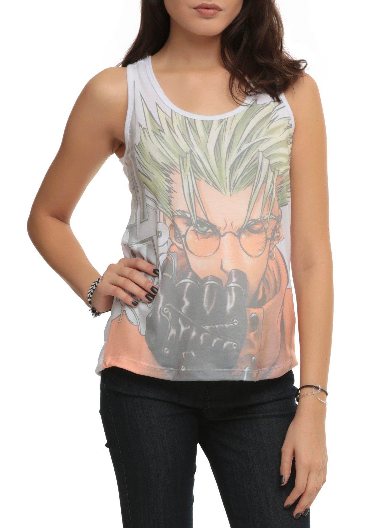 Trigun Vash The Stampede Sublimation Girls Tank Top, , hi-res