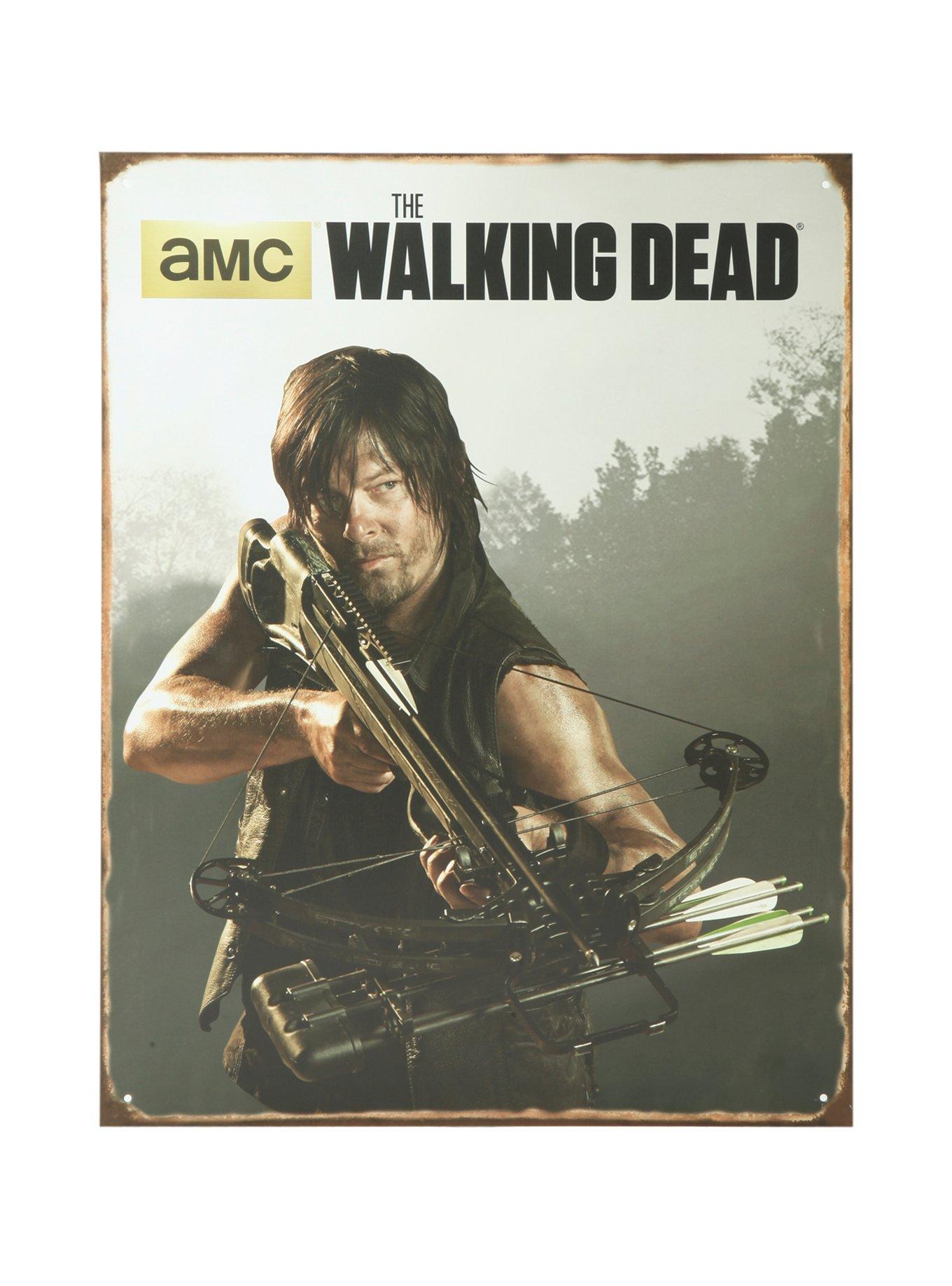 The Walking Dead Daryl Dixon Tin Sign | Hot Topic