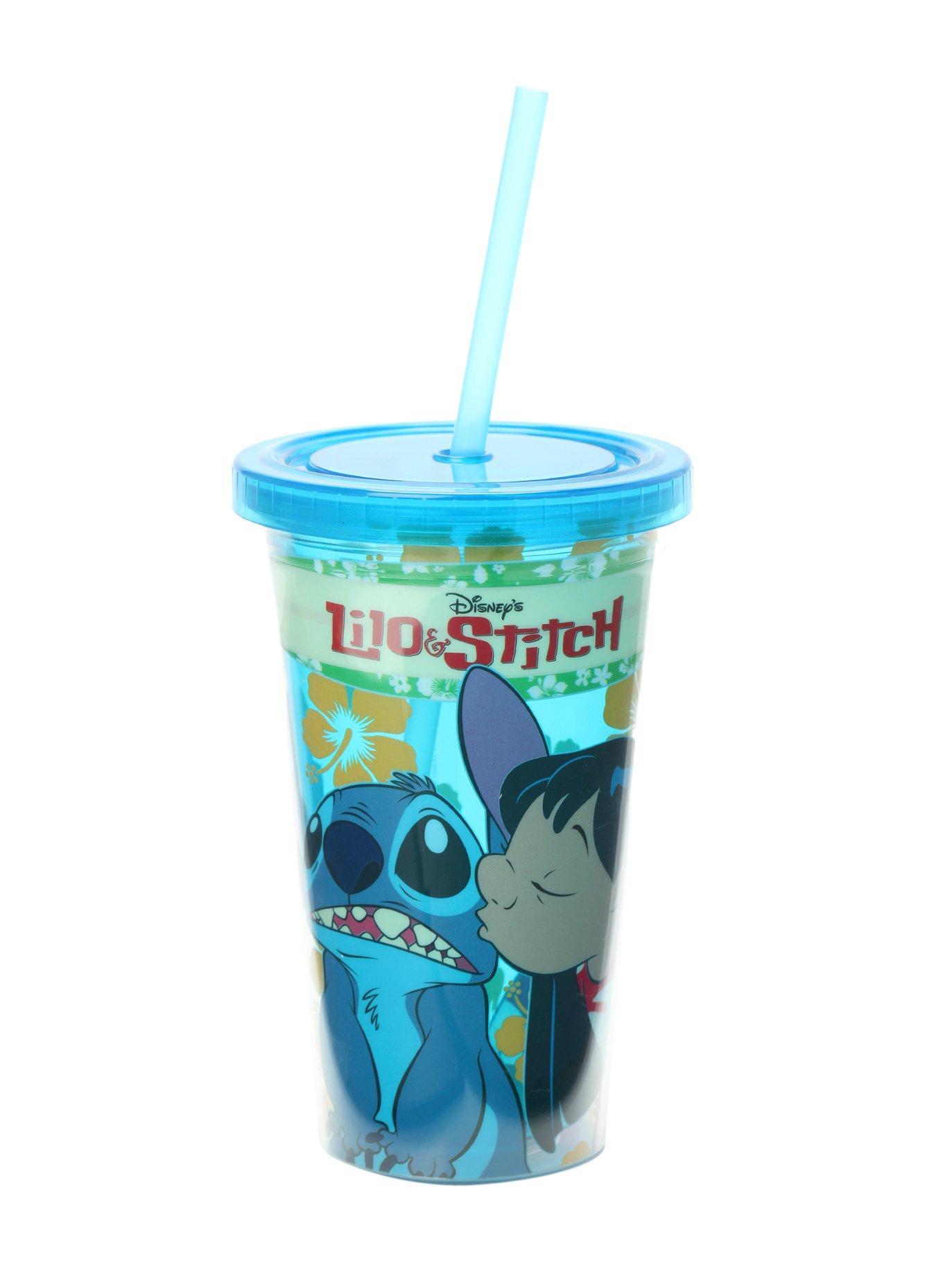 Hot Topic Disney Lilo & Stitch Stitch Jamming Acrylic Travel Cup