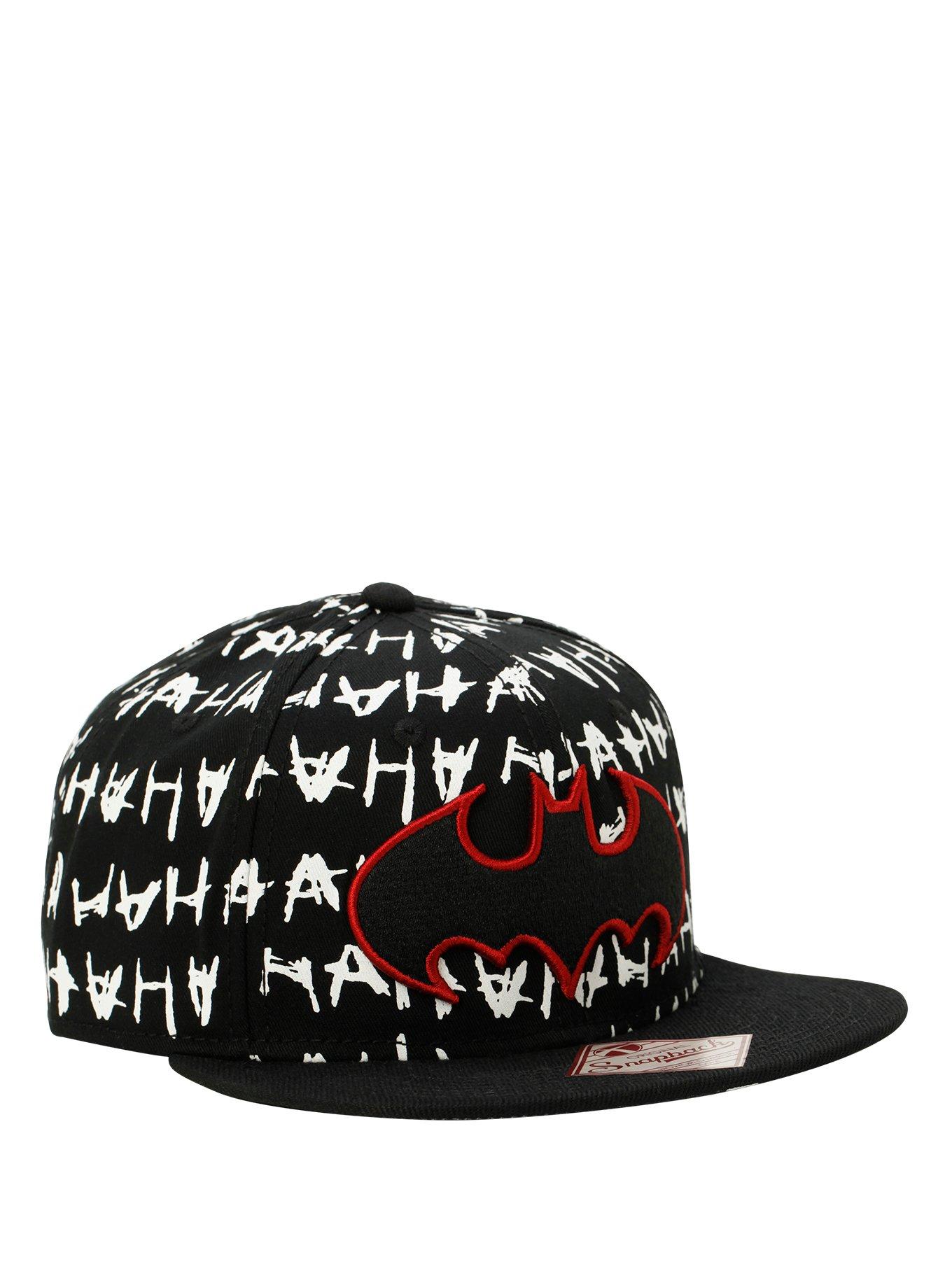 DC Comics The Dark Knight Rises The Joker Hahaha Snapback Hat | Hot Topic