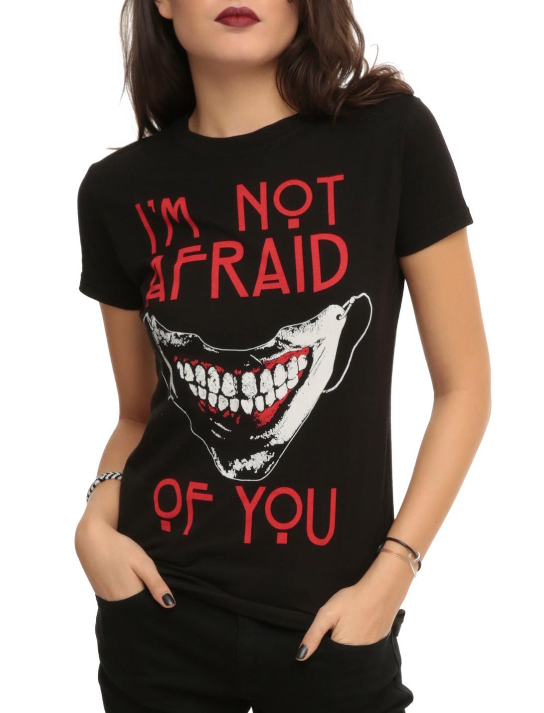 American Horror Story: Freak Show Not Afraid Of You Girls T-Shirt, BLACK, hi-res