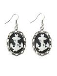 LOVEsick Anchor Cameo Earrings, , hi-res