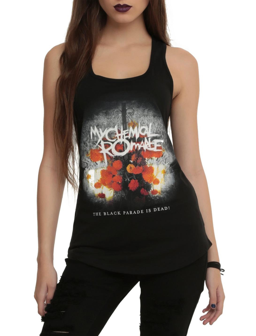 My Chemical Romance The Black Parade Is Dead! Girls Tank Top, BLACK, hi-res
