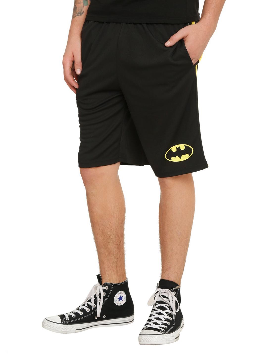 DC Comics Batman Guys Basketball Shorts, BLACK, hi-res