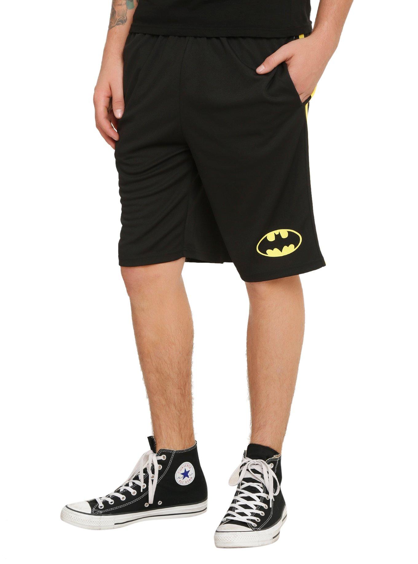 DC Comics Batman Guys Basketball Shorts, BLACK, hi-res