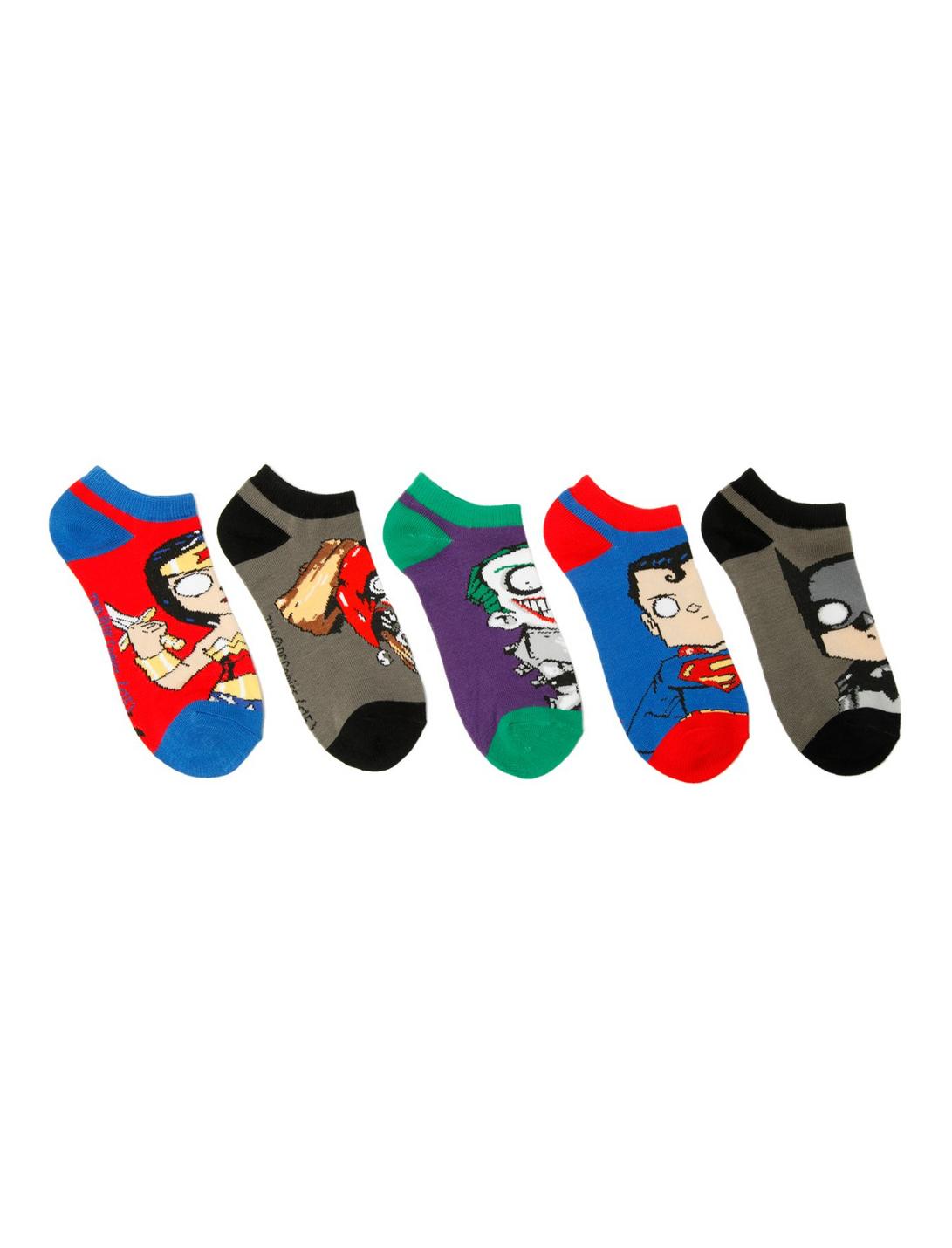 DC Comics Kawaii No-Show Socks, , hi-res