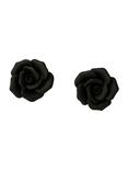 Black Rose Earrings, , hi-res
