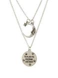 LOVEsick Moon And Back Necklace, , hi-res