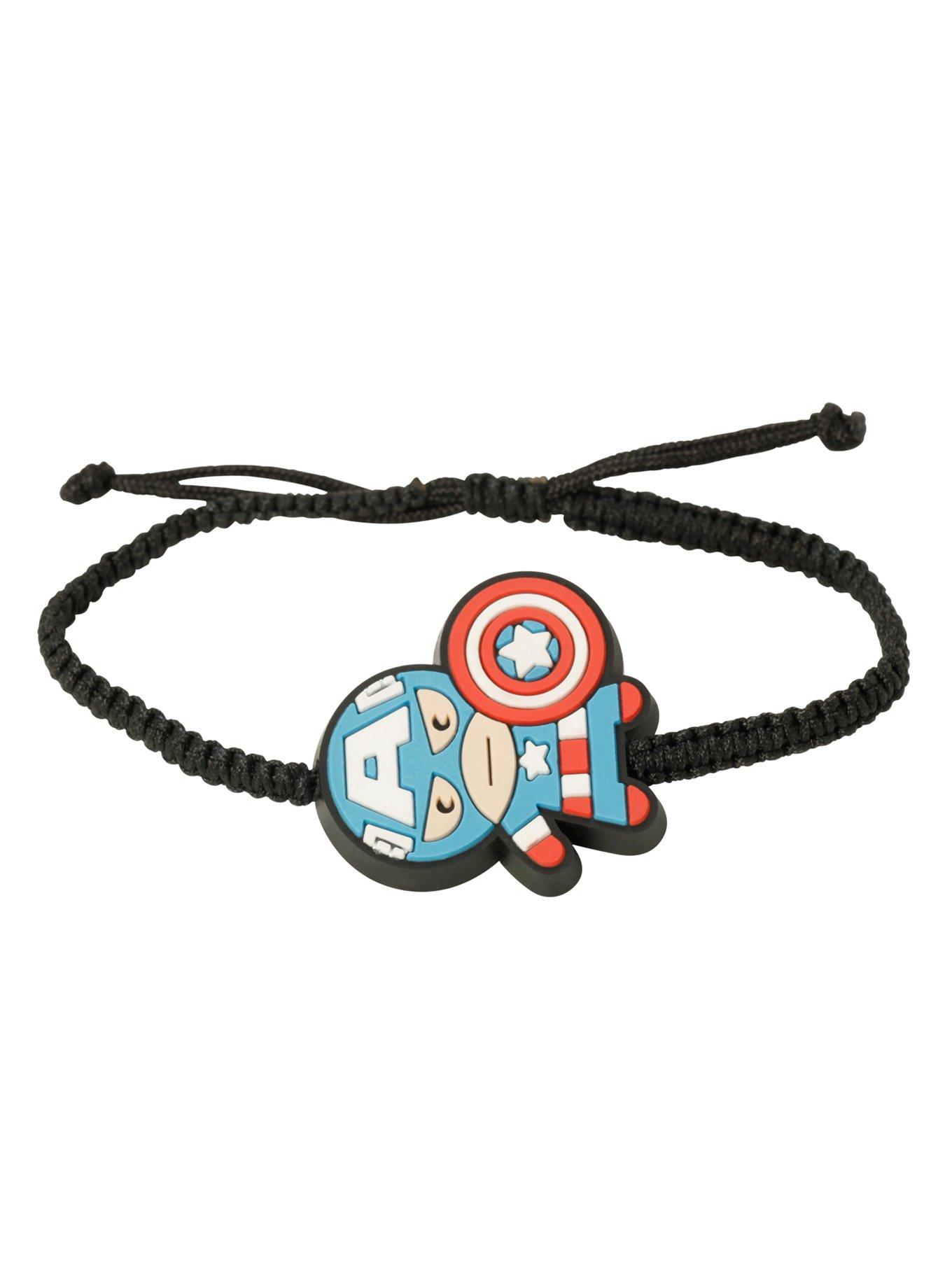 Marvel Captain America Kawaii Cord Bracelet, , hi-res