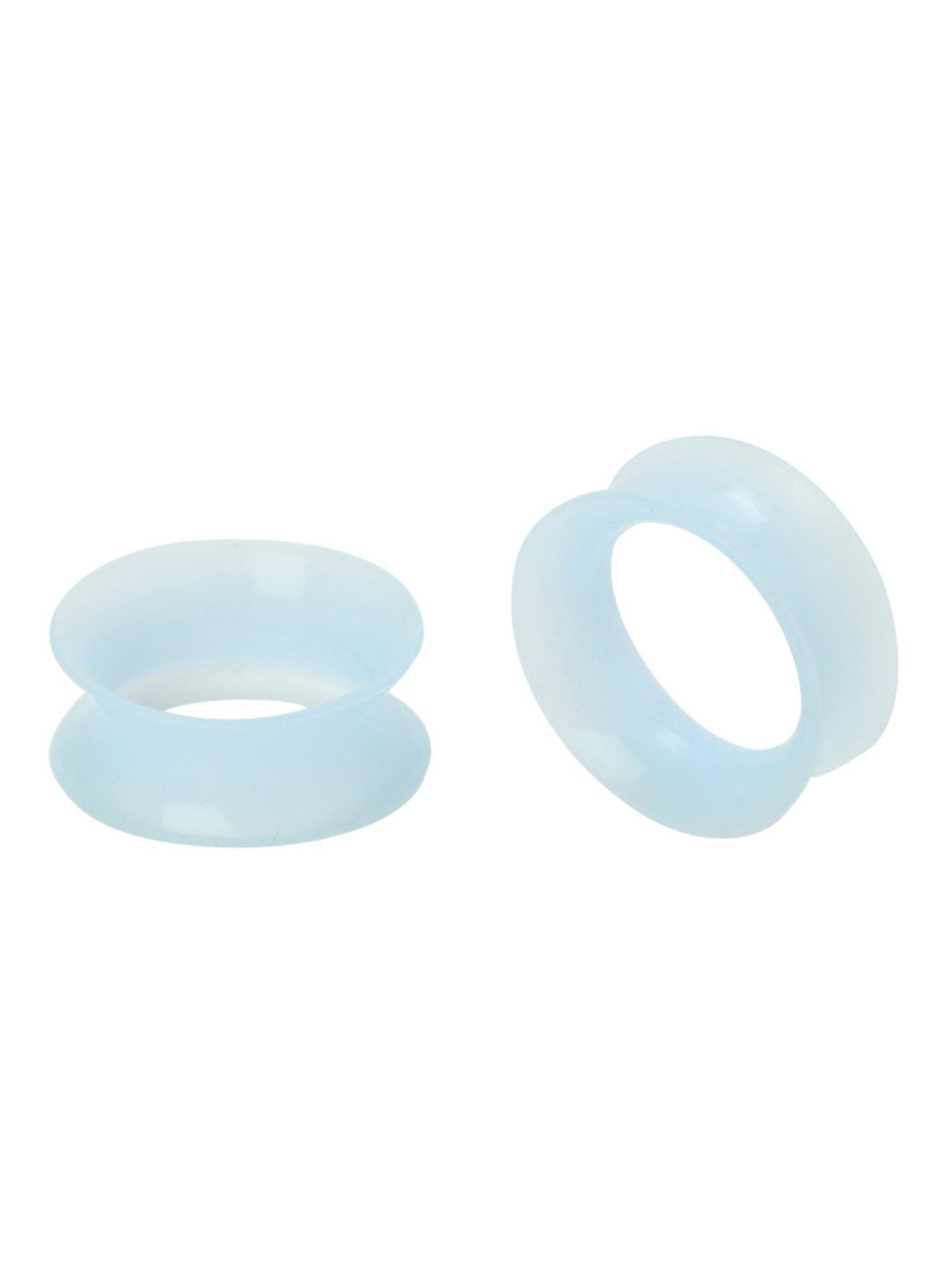 Light Blue Earskin Silicone Eyelet Plug 2 Pack, , hi-res
