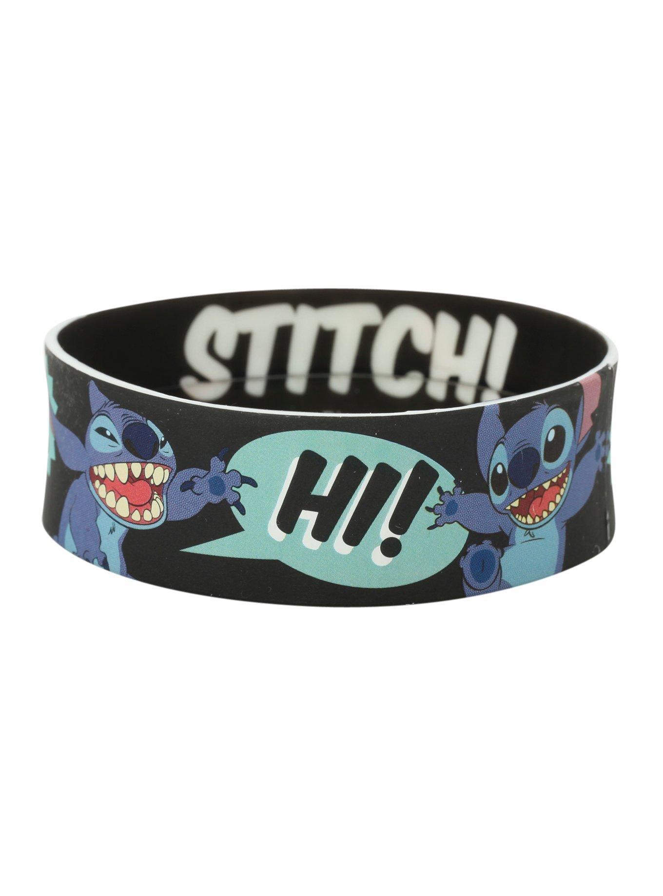 Disney Lilo & Stitch Hi Rubber Bracelet, , hi-res