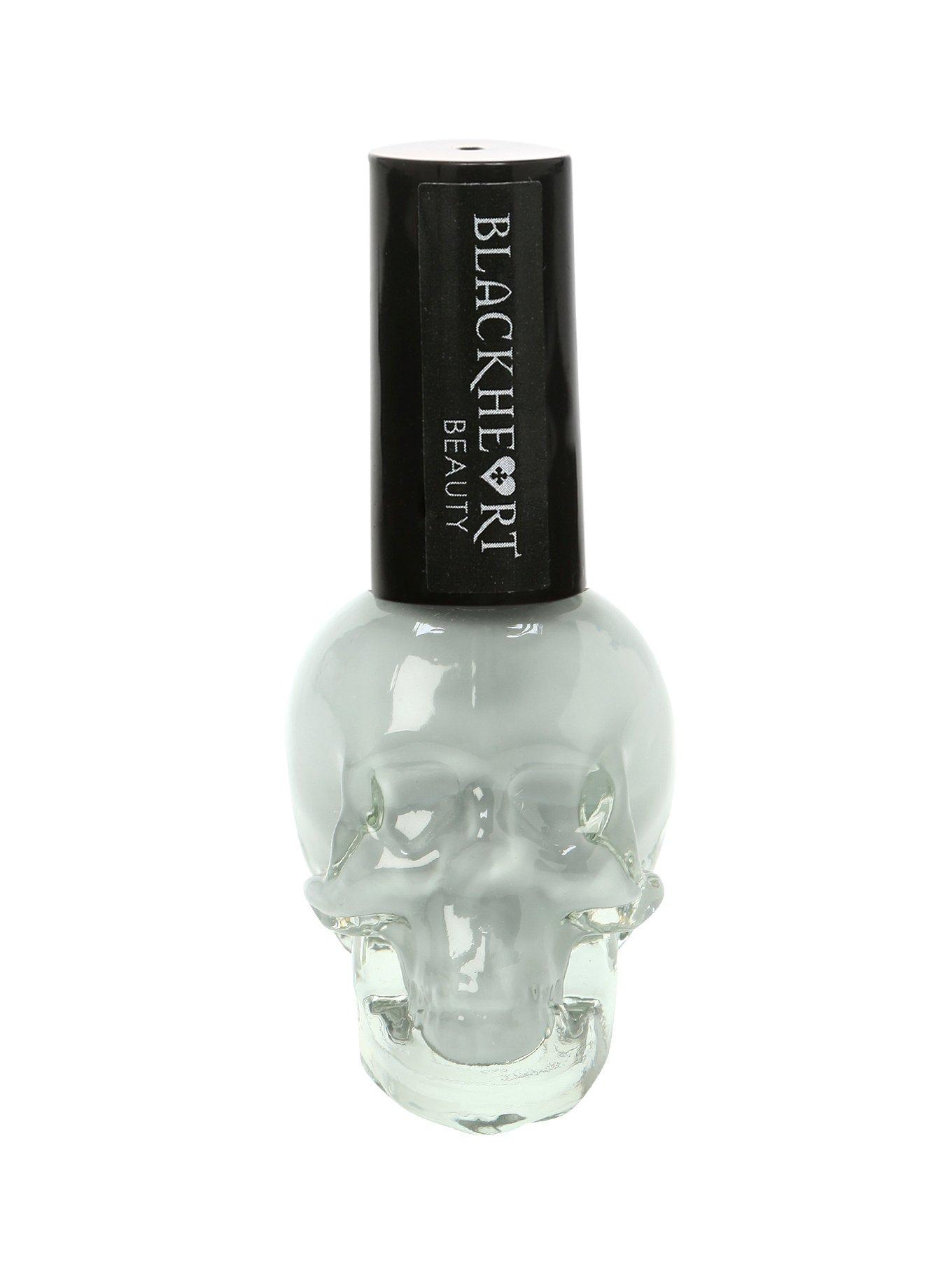 Blackheart Grey Nail Polish, , hi-res