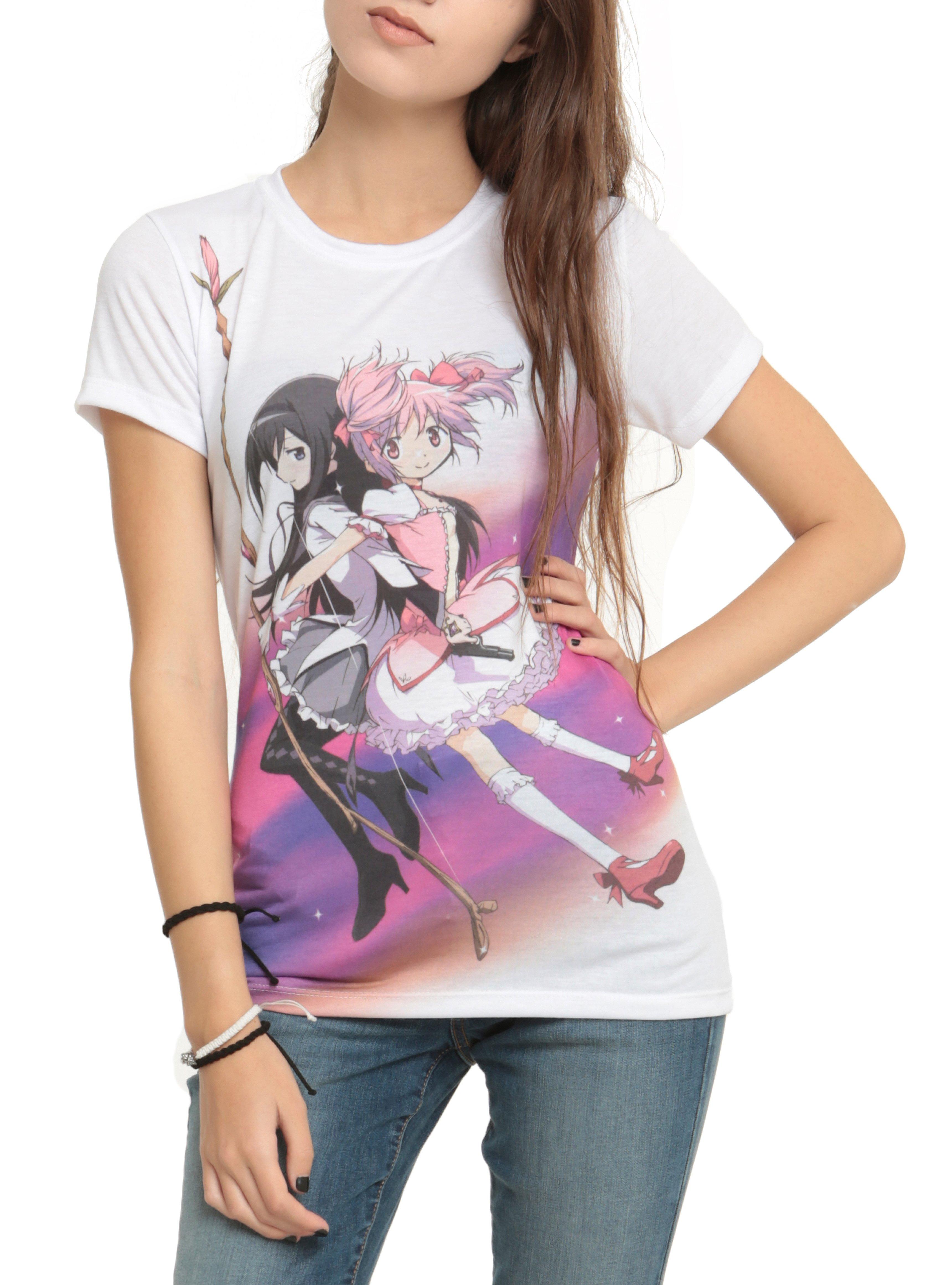 Puella Magi Madoka Magica Team Homura Girls T-Shirt, , hi-res