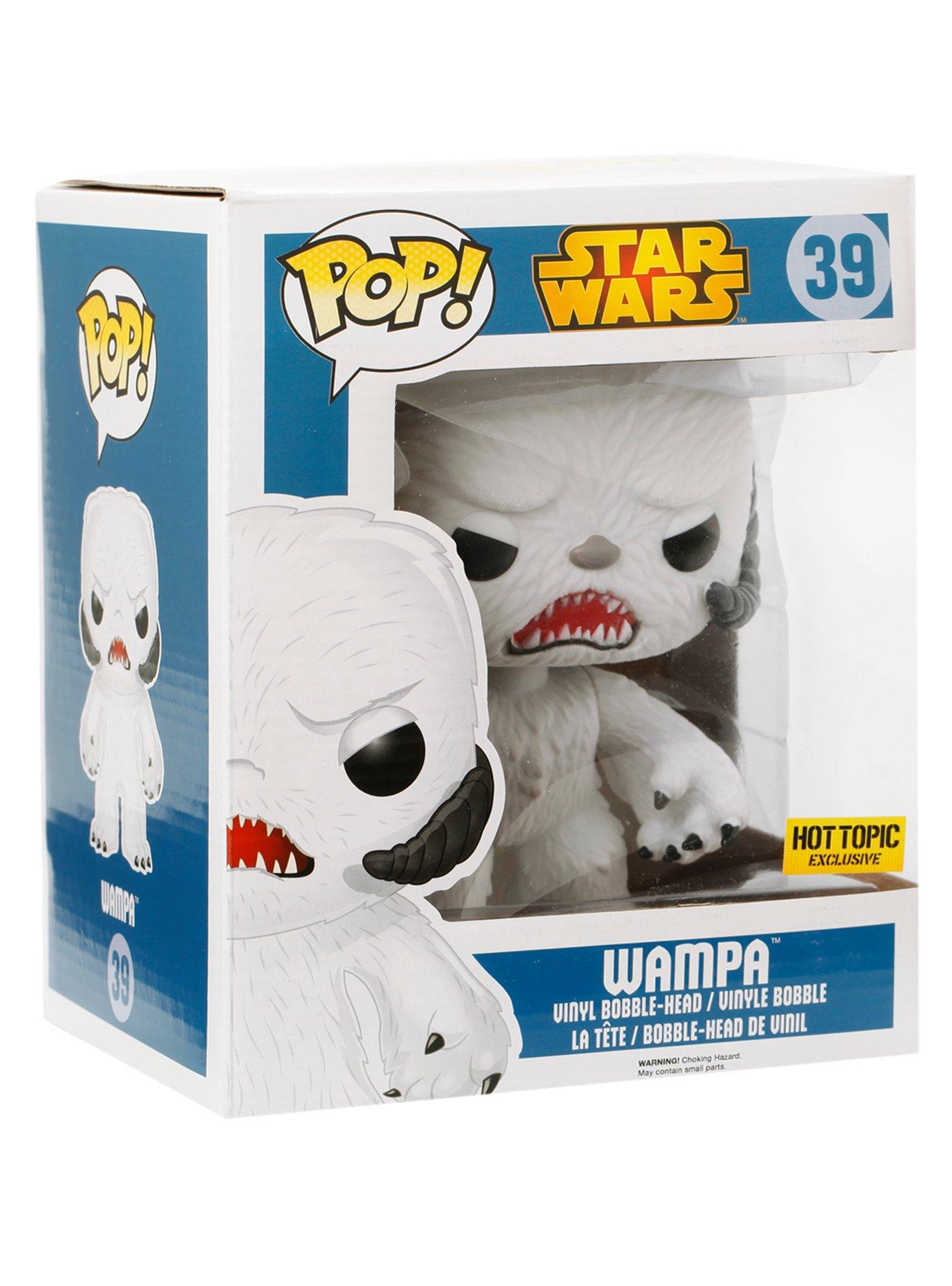 Funko Star Wars Pop! Flocked Wampa 6" Vinyl Bobble-Head Hot Topic Exclusive, , hi-res