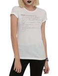 Romance Definition Girls T-Shirt, WHITE, hi-res
