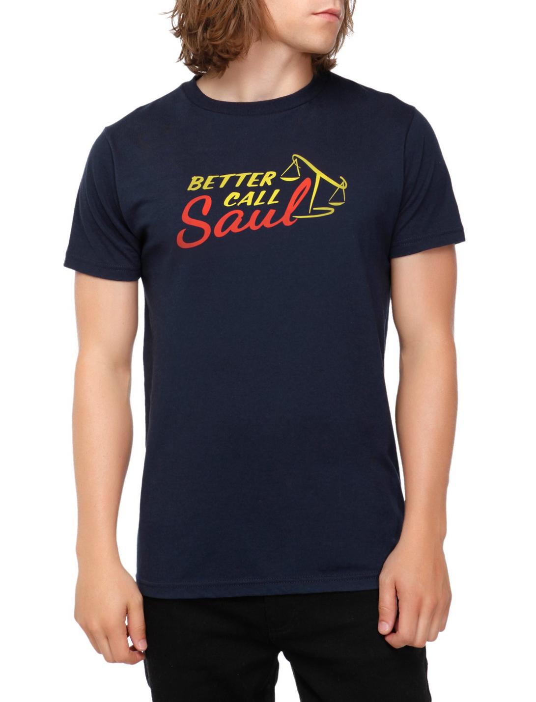 Better Call Saul Logo T-Shirt, NAVY, hi-res