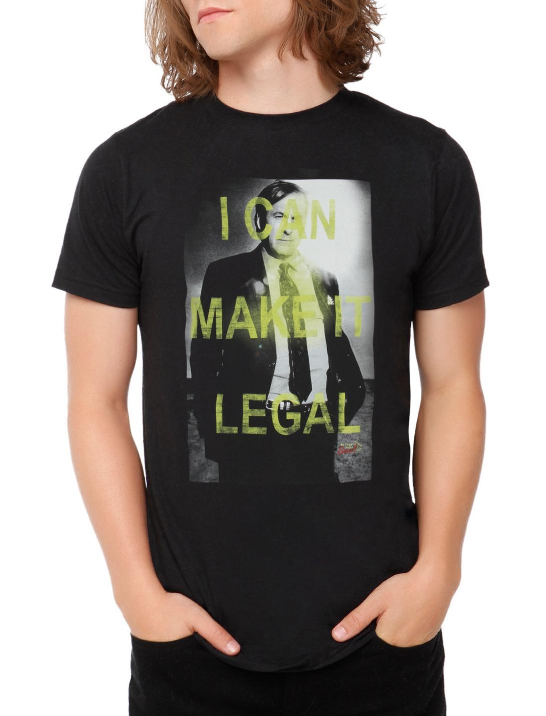 Better Call Saul Make It Legal T-Shirt, BLACK, hi-res